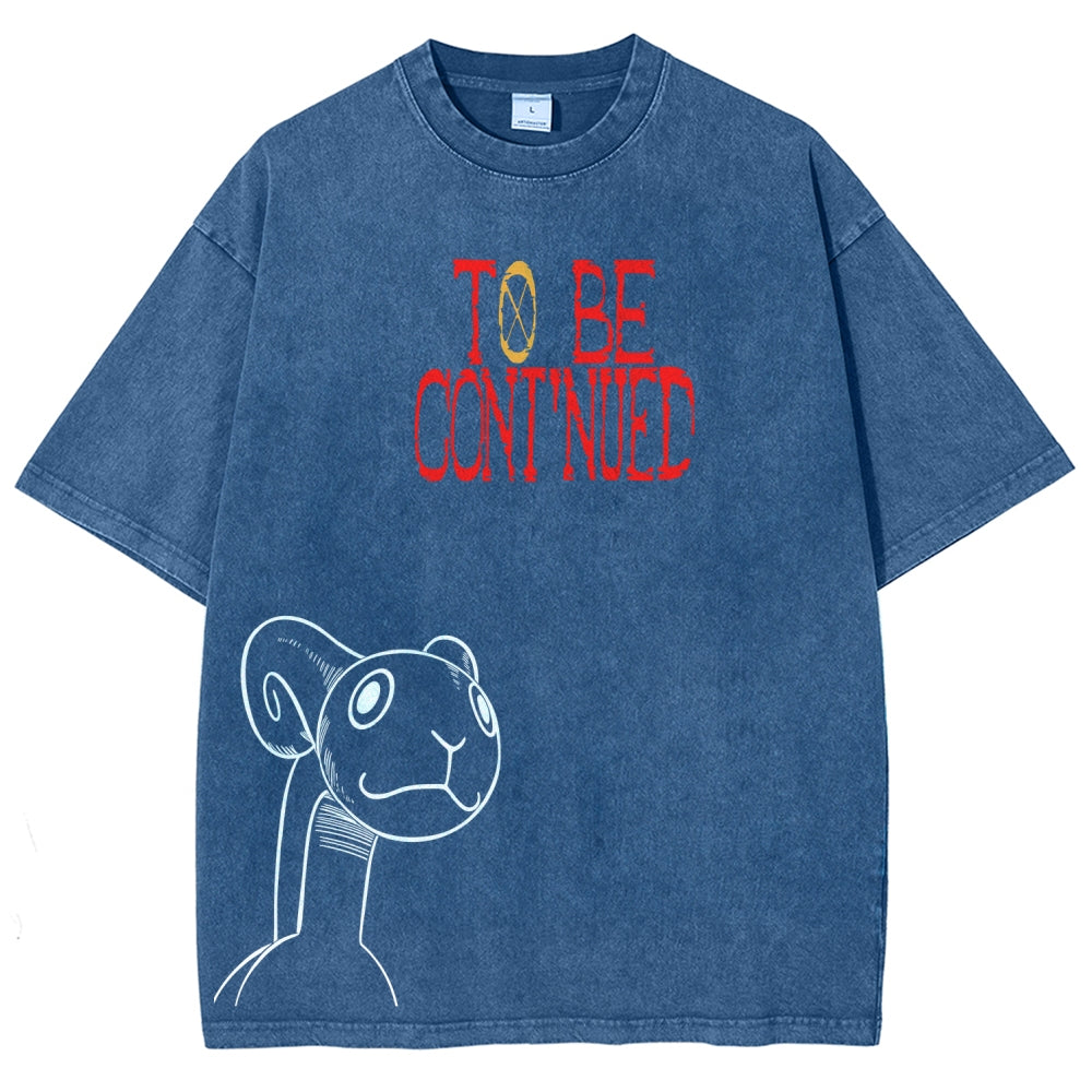 One Piece Unisex Fit Washed T-Shirt 2603000504