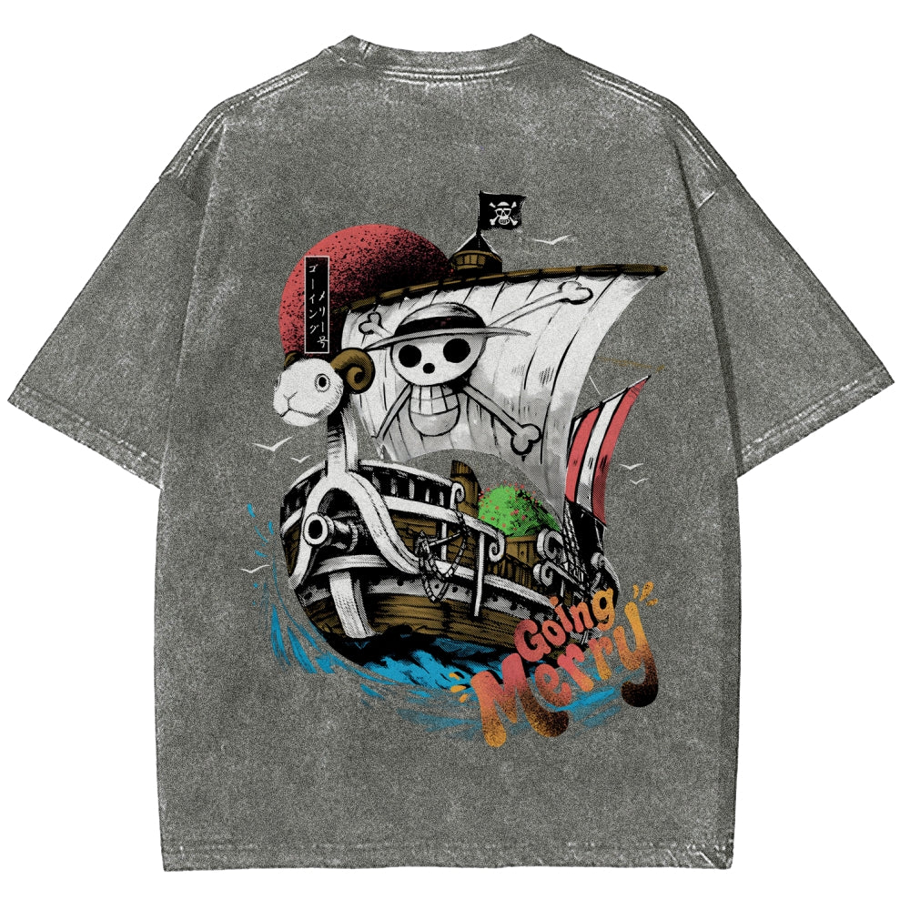 One Piece Unisex Fit Washed T-Shirt 2603000504