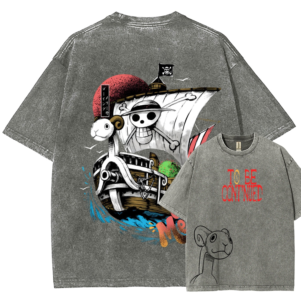 One Piece Unisex Fit Washed T-Shirt 2603000504