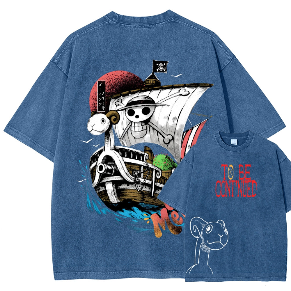 One Piece Unisex Fit Washed T-Shirt 2603000504