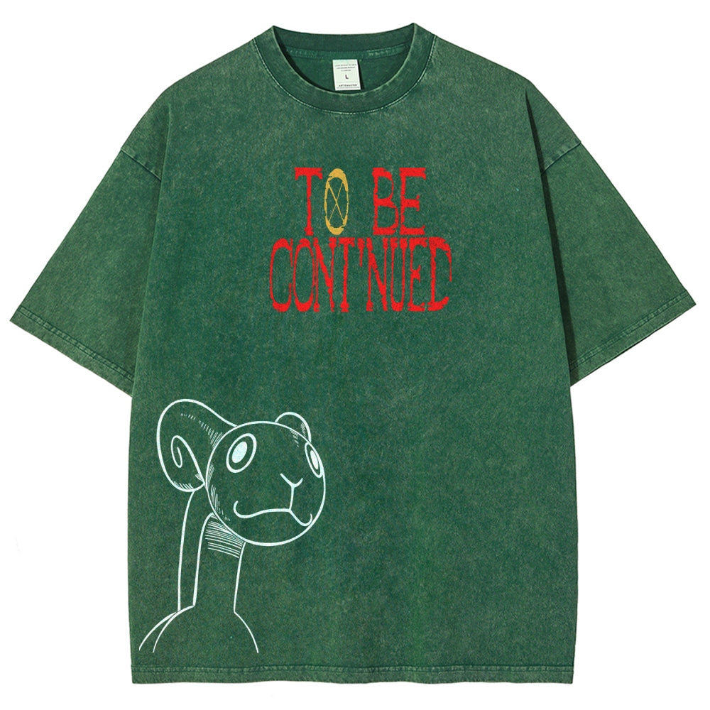 One Piece Unisex Fit Washed T-Shirt 2603000504