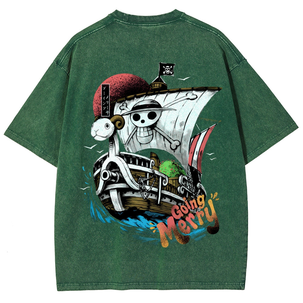 One Piece Unisex Fit Washed T-Shirt 2603000504