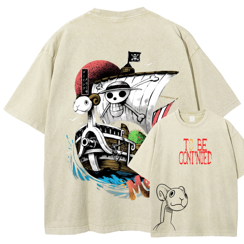 One Piece Unisex Fit Washed T-Shirt 2603000504