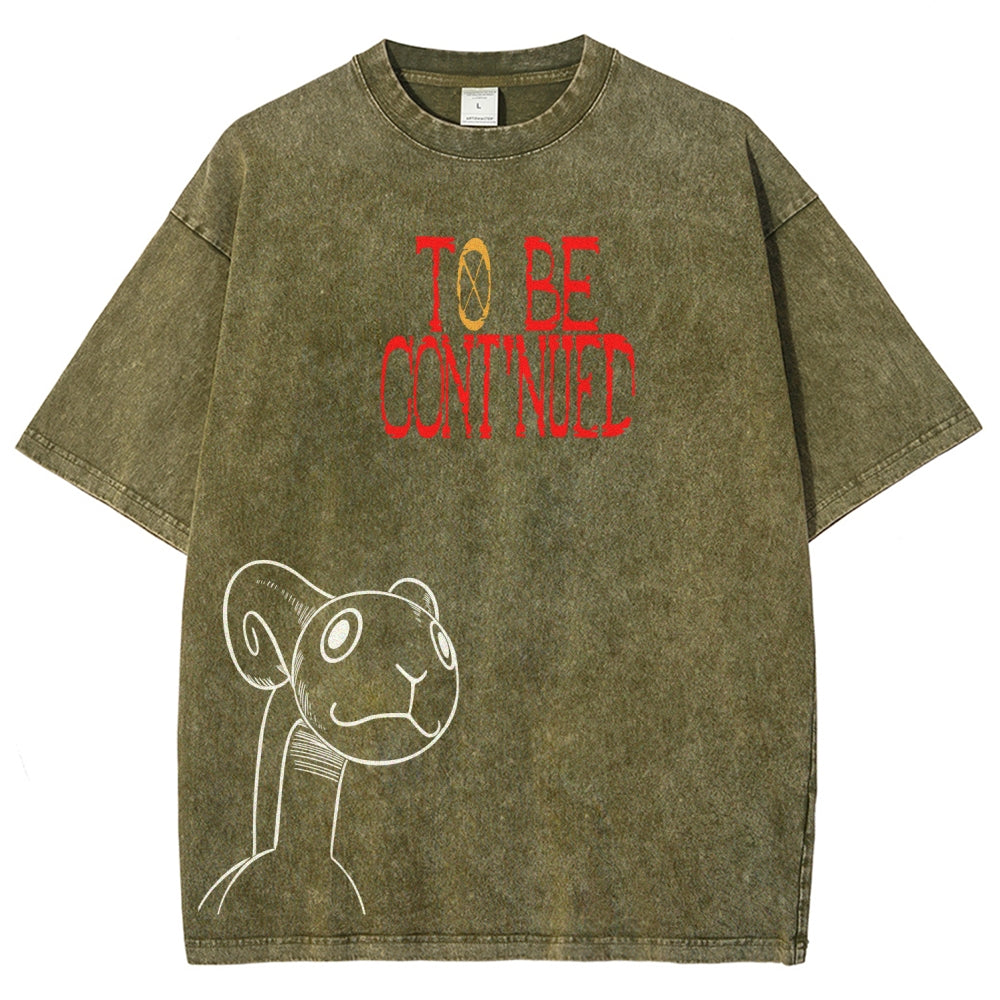 One Piece Unisex Fit Washed T-Shirt 2603000504