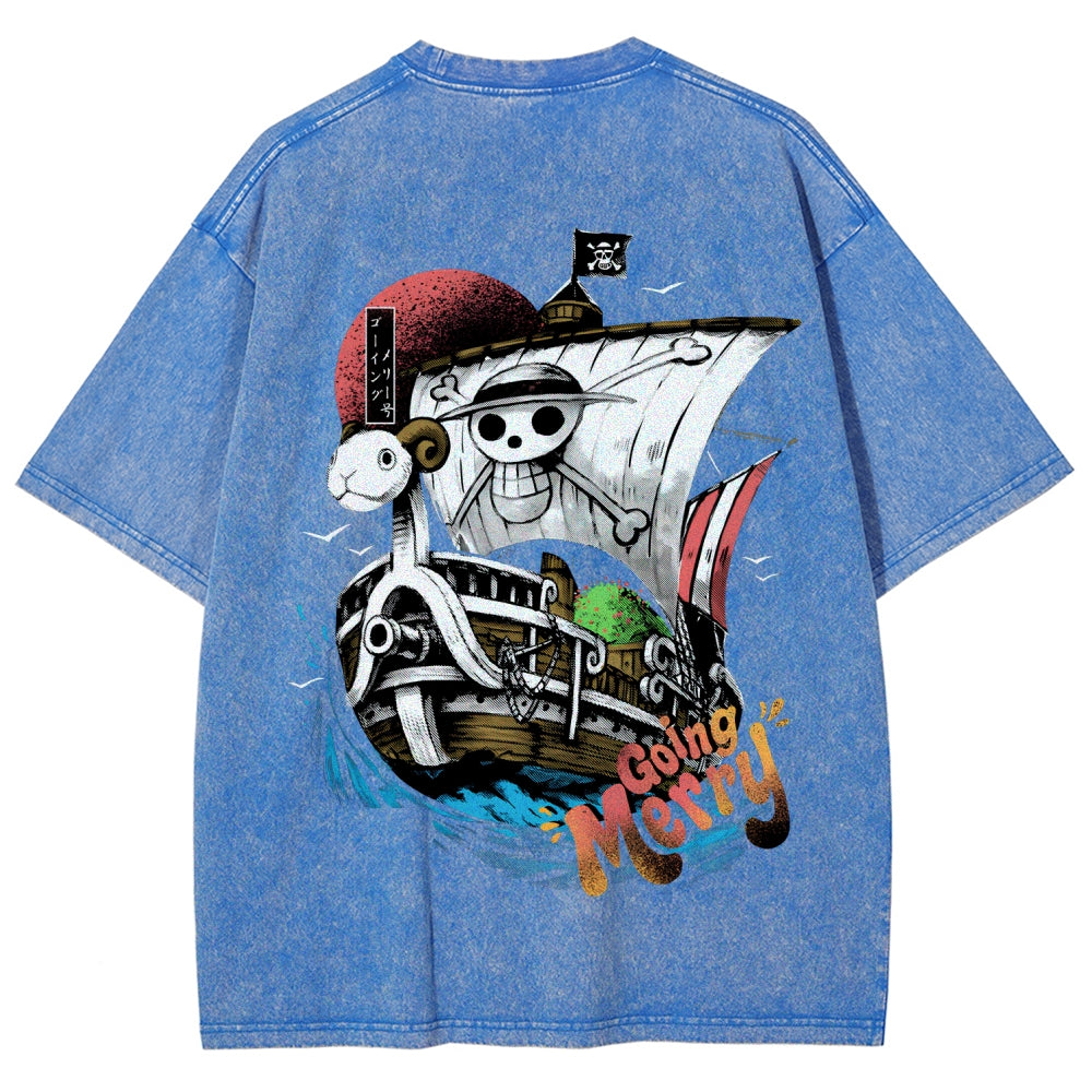One Piece Unisex Fit Washed T-Shirt 2603000504