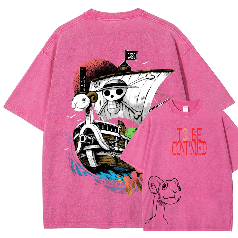 One Piece Unisex Fit Washed T-Shirt 2603000504
