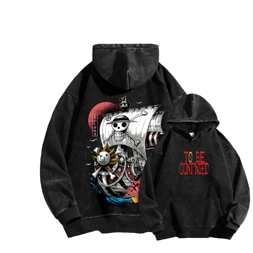 One Piece Unisex Washed Hoodie 2603000525