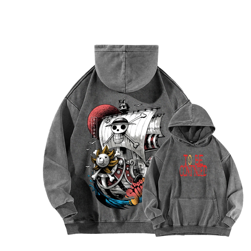One Piece Unisex Washed Hoodie 2603000525