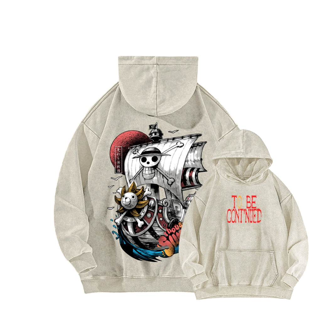 One Piece Unisex Washed Hoodie 2603000525