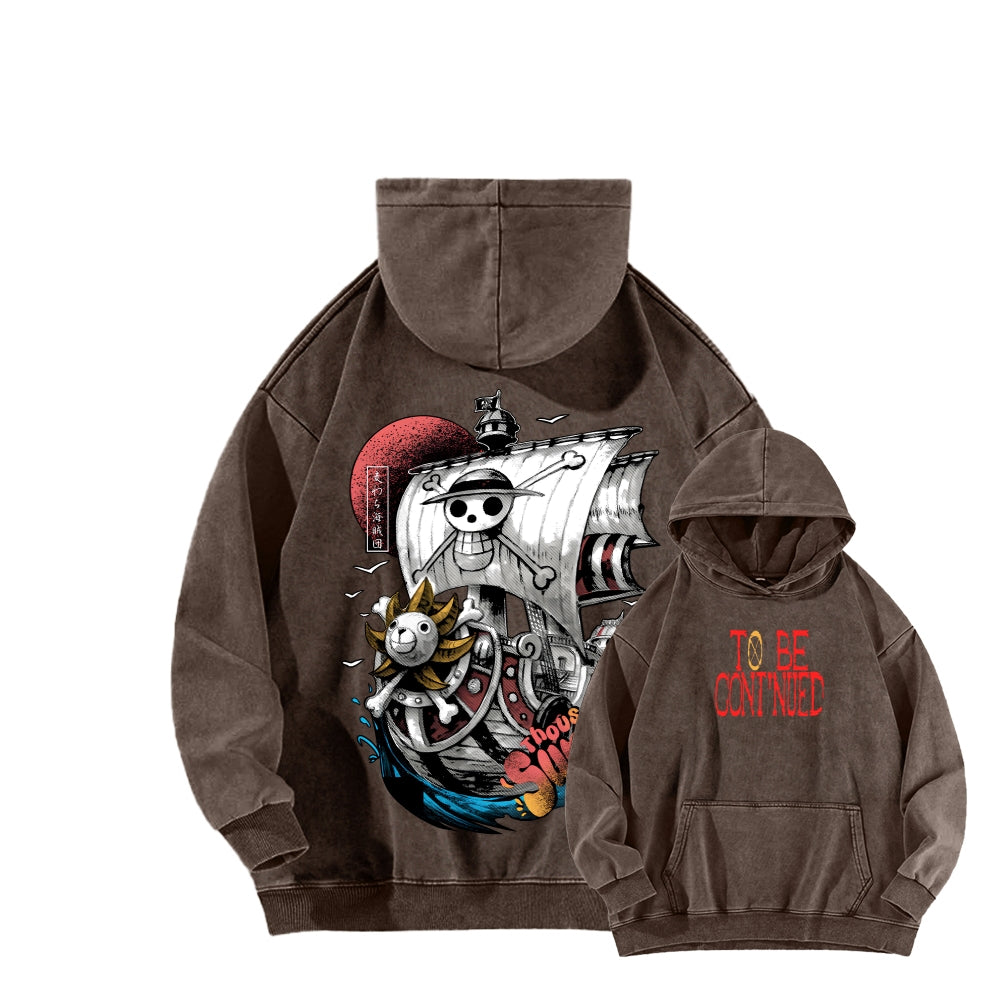 One Piece Unisex Washed Hoodie 2603000525