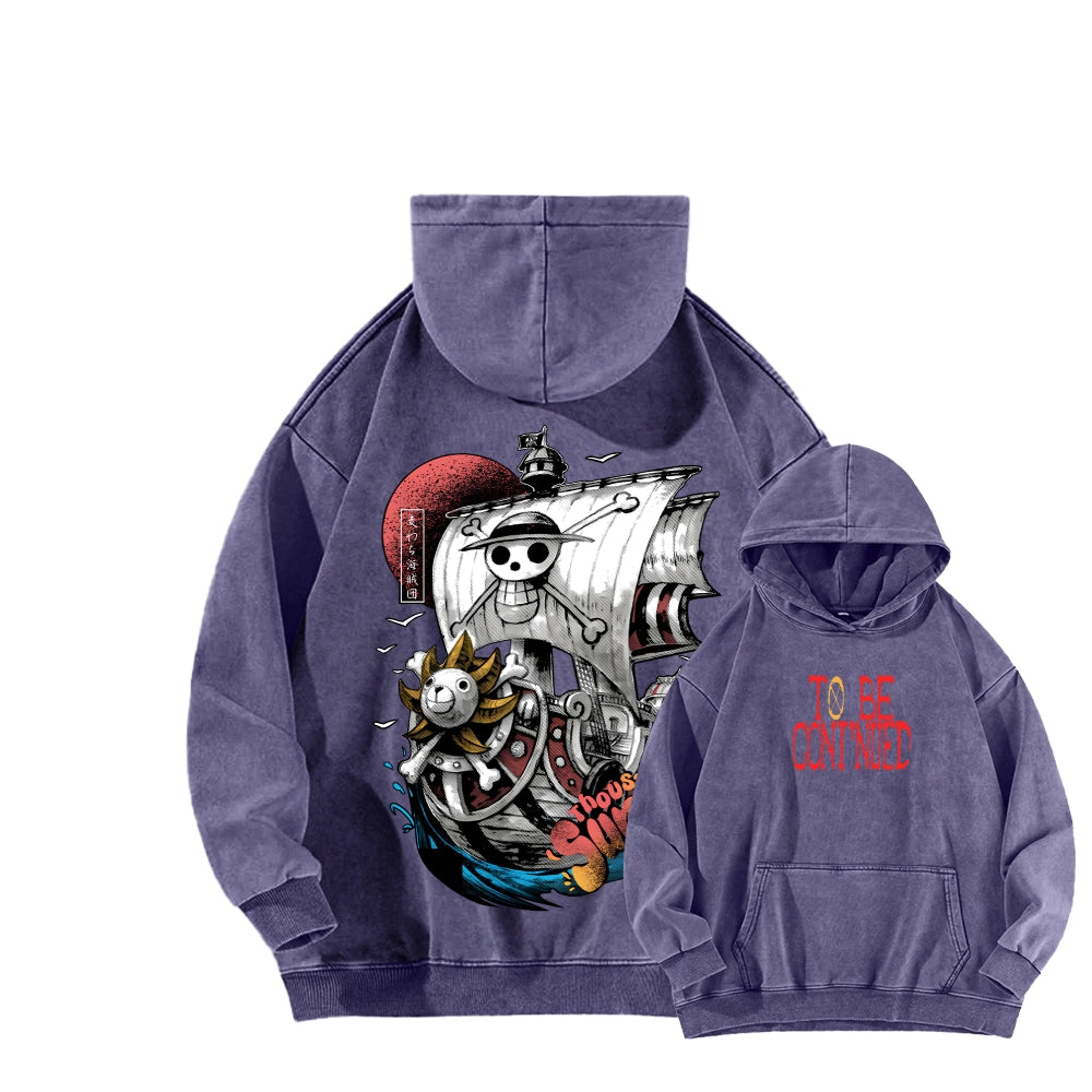 One Piece Unisex Washed Hoodie 2603000525