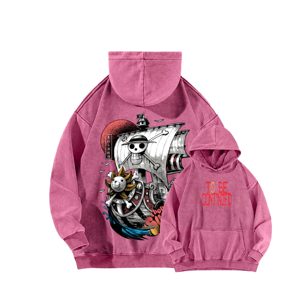 One Piece Unisex Washed Hoodie 2603000525