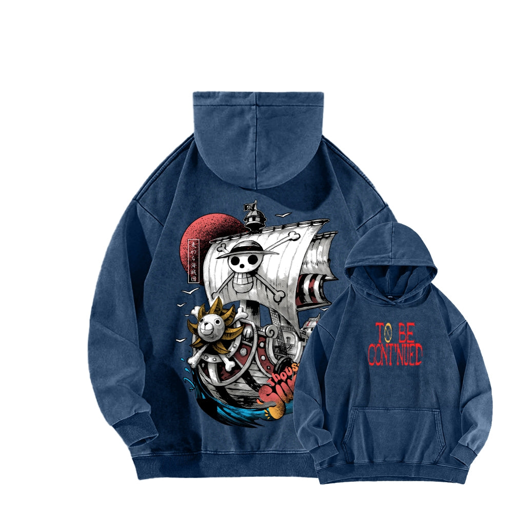 One Piece Unisex Washed Hoodie 2603000525