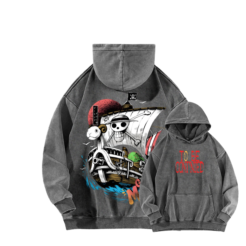 One Piece Unisex Washed Hoodie 2603000528