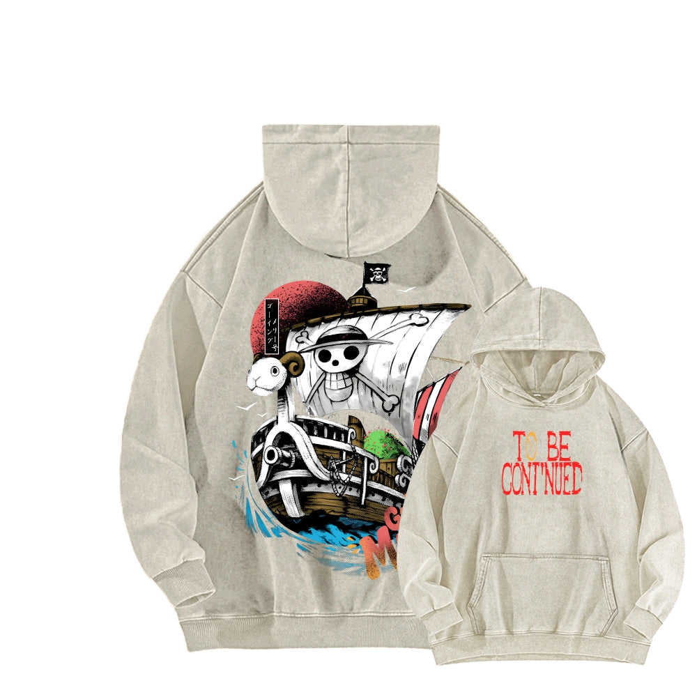 One Piece Unisex Washed Hoodie 2603000528