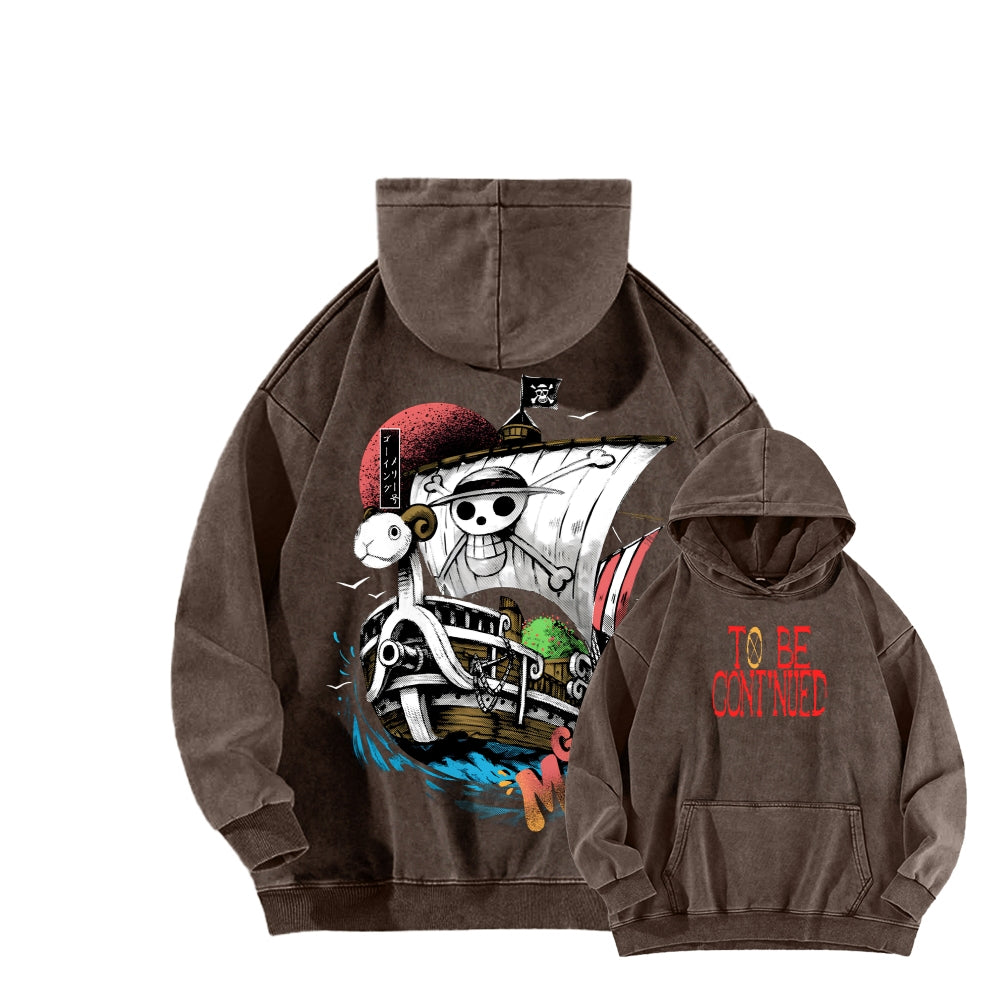 One Piece Unisex Washed Hoodie 2603000528