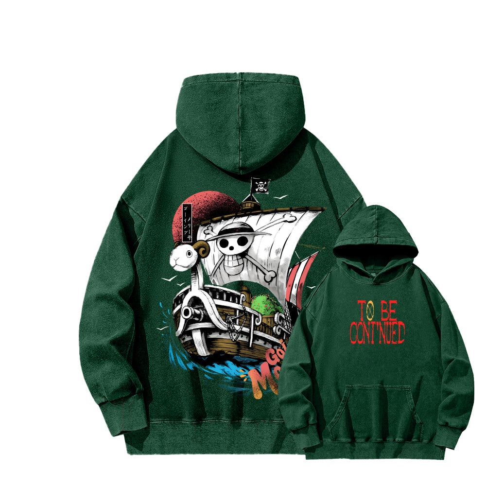 One Piece Unisex Washed Hoodie 2603000528