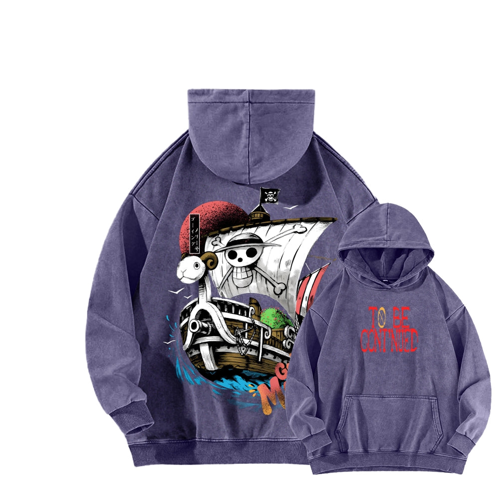 One Piece Unisex Washed Hoodie 2603000528