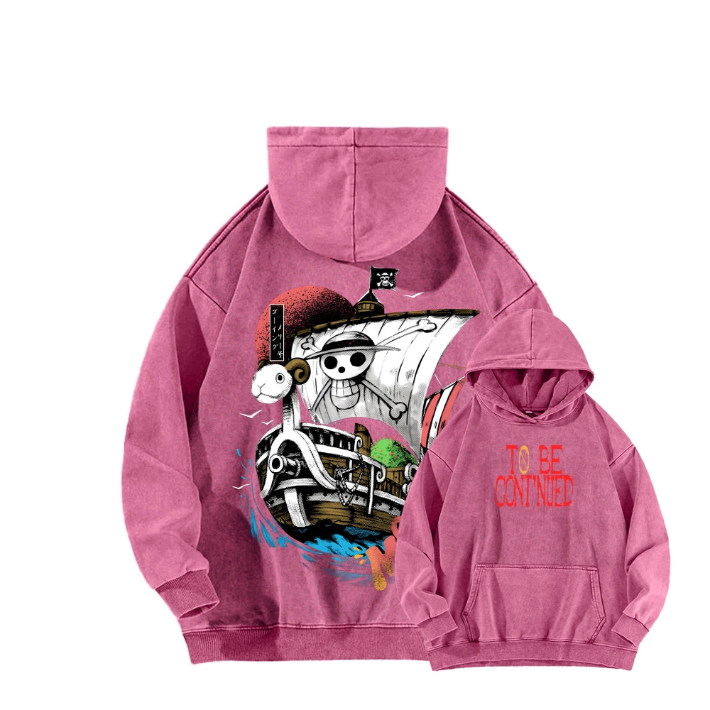 One Piece Unisex Washed Hoodie 2603000528