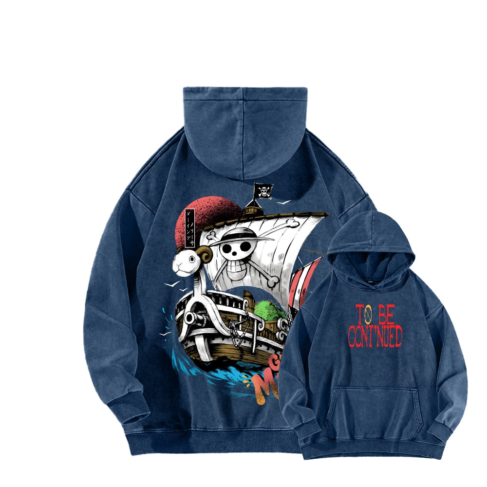 One Piece Unisex Washed Hoodie 2603000528