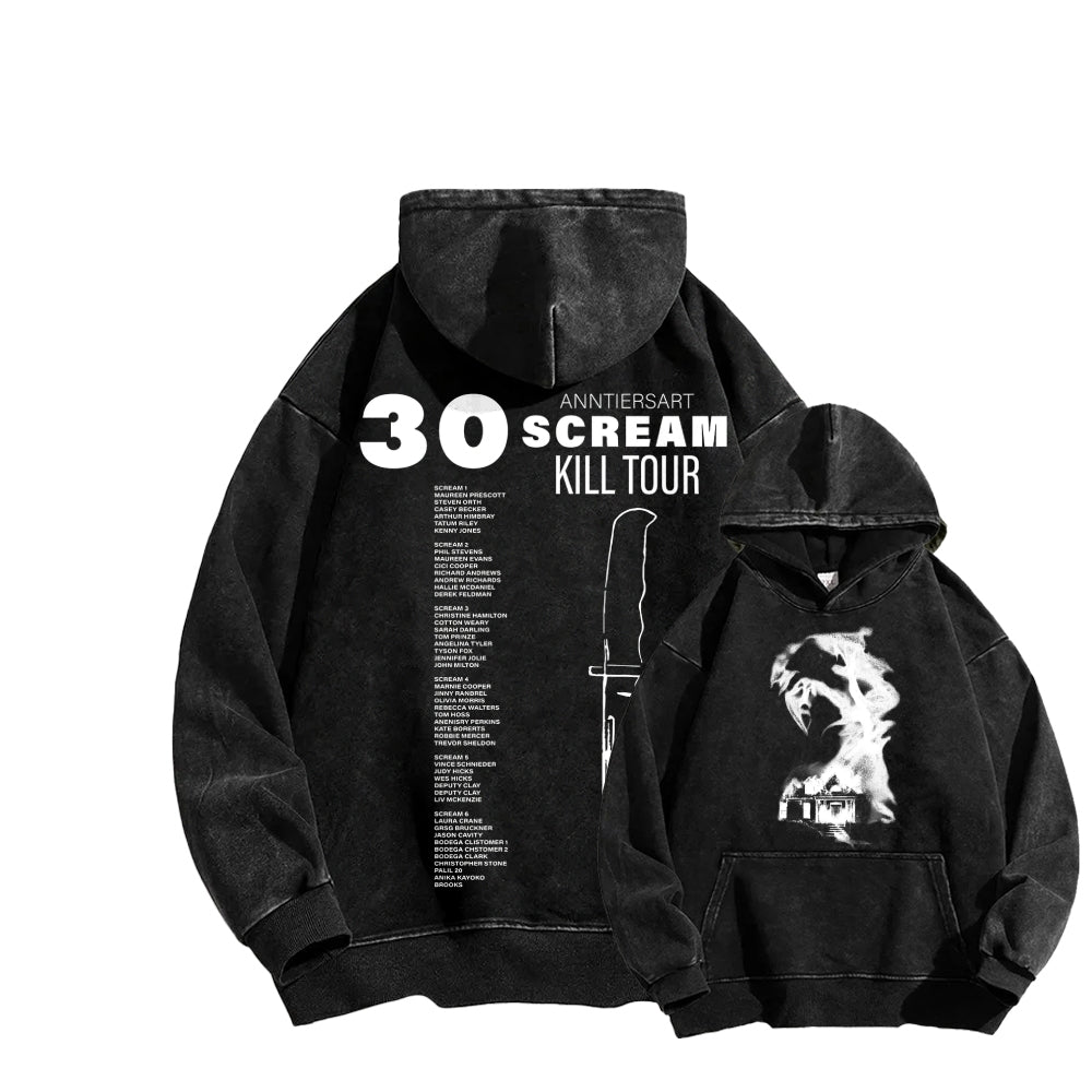 Scream Unisex Washed Hoodie 2603002486