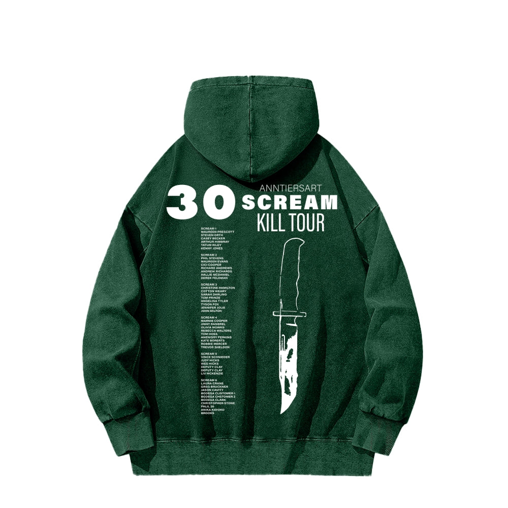 Scream Unisex Washed Hoodie 2603002486