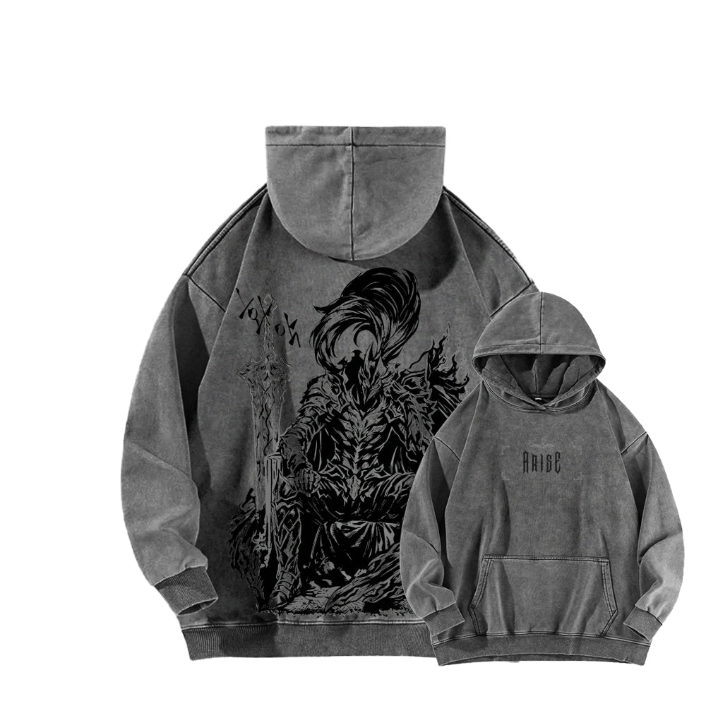Berserk Unisex Washed Hoodie 2603003871