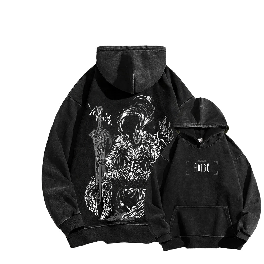 Berserk Unisex Washed Hoodie 2603003871