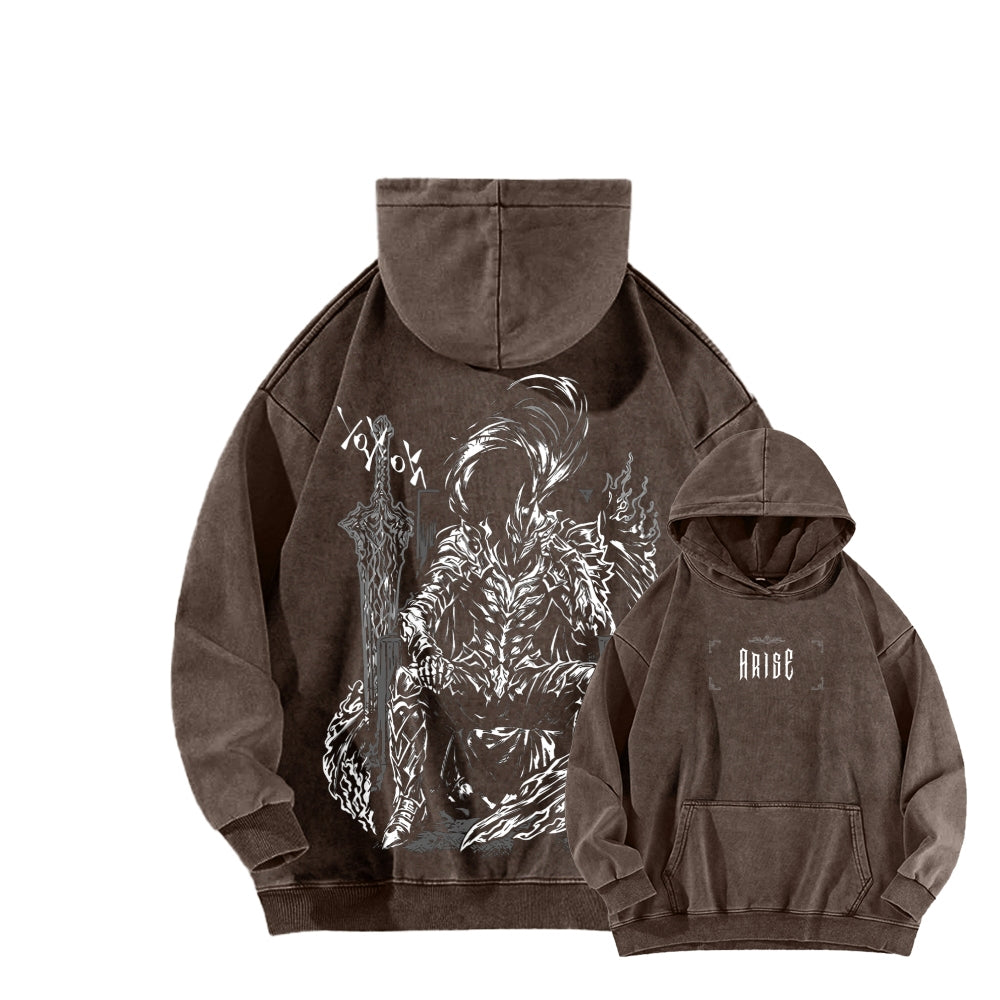Berserk Unisex Washed Hoodie 2603003871