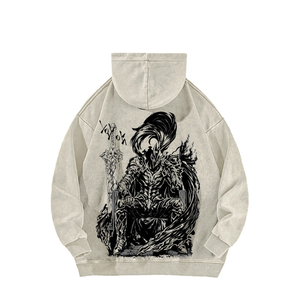 Berserk Unisex Washed Hoodie 2603003871