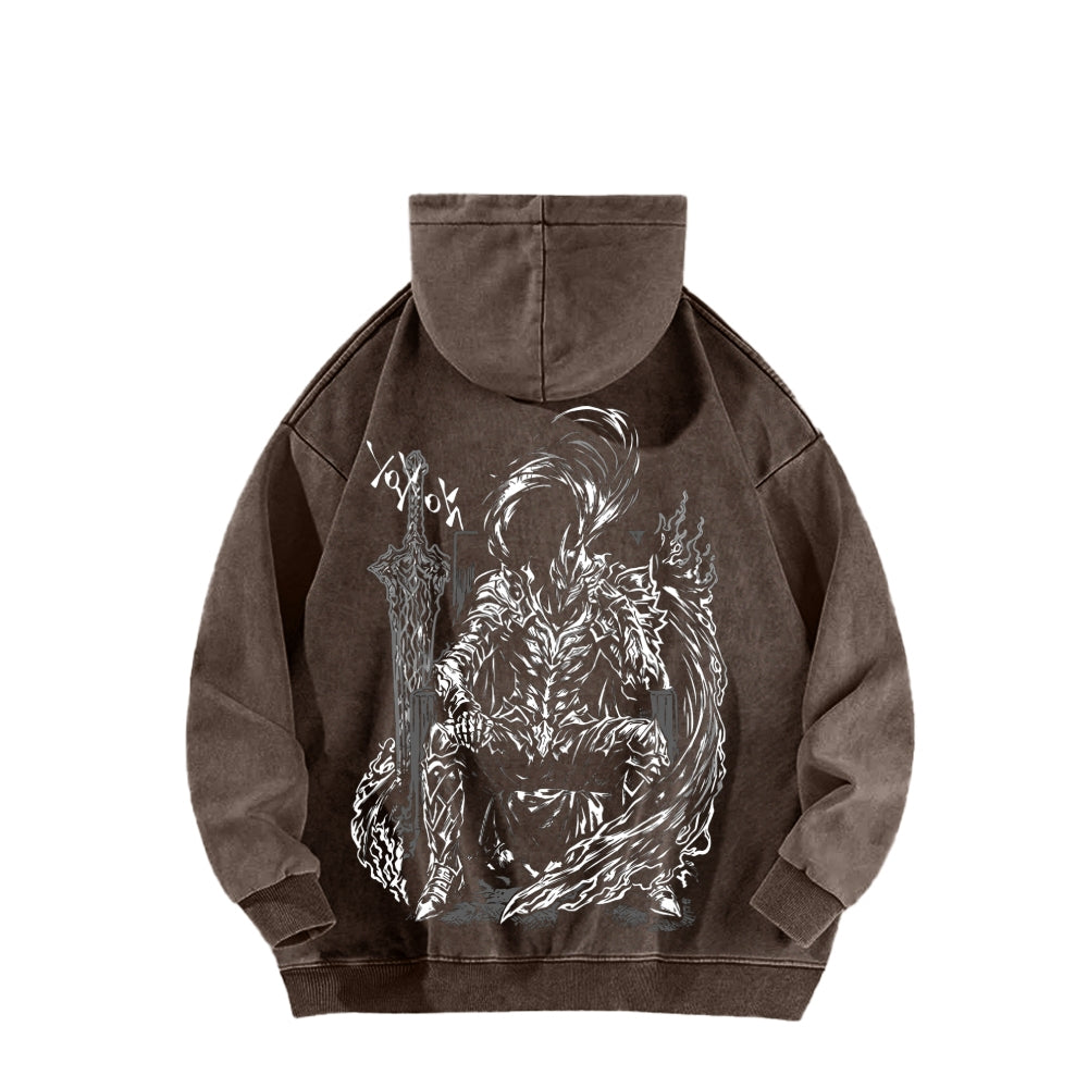 Berserk Unisex Washed Hoodie 2603003871