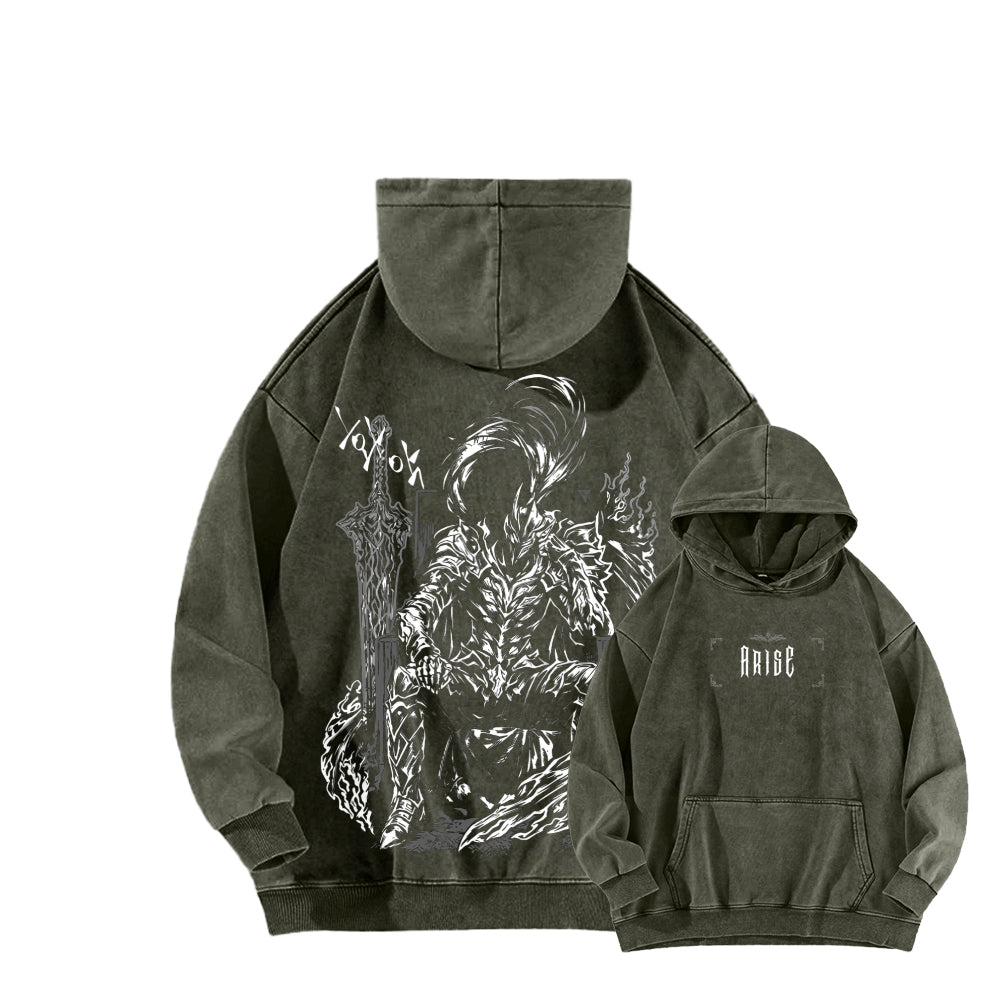 Berserk Unisex Washed Hoodie 2603003871