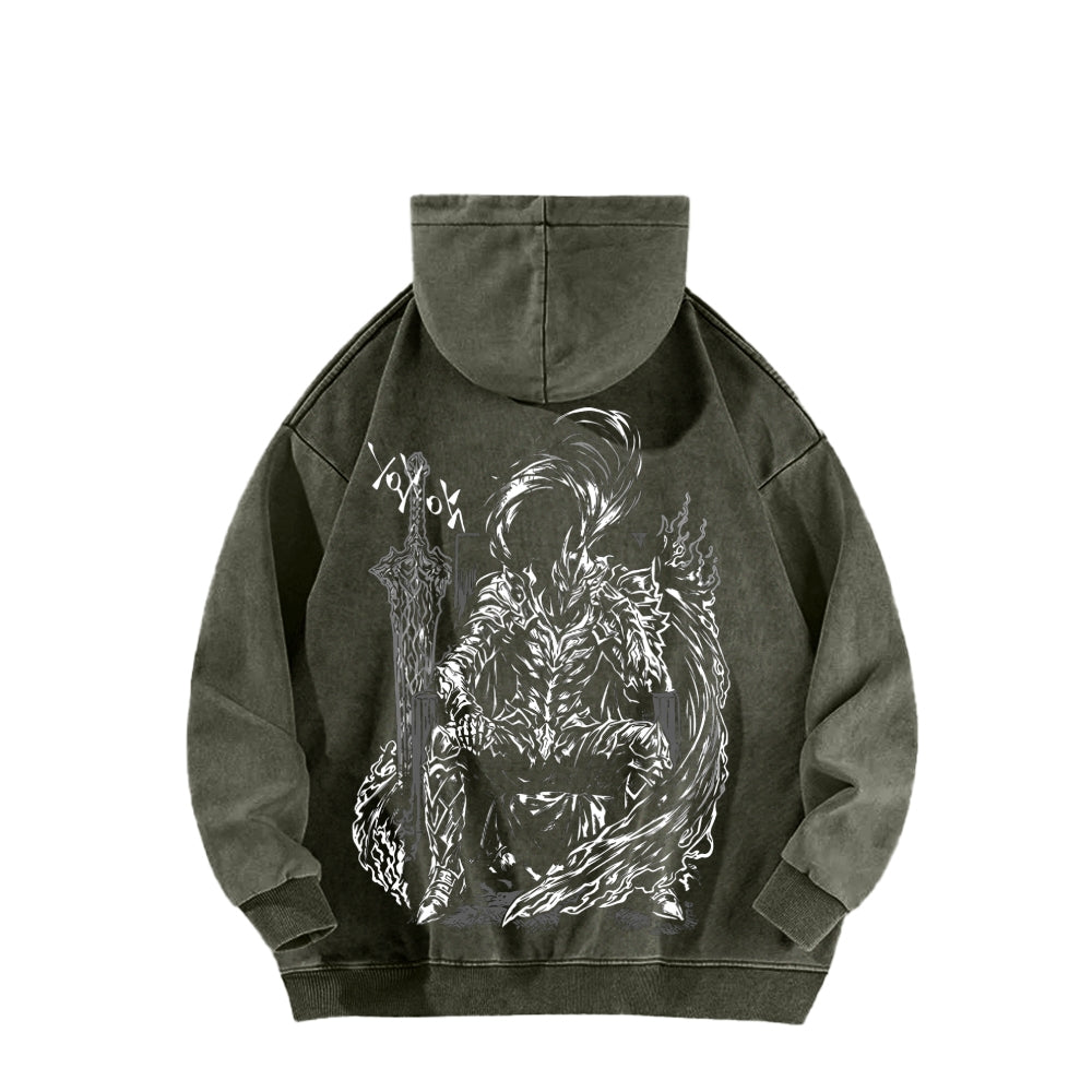 Berserk Unisex Washed Hoodie 2603003871