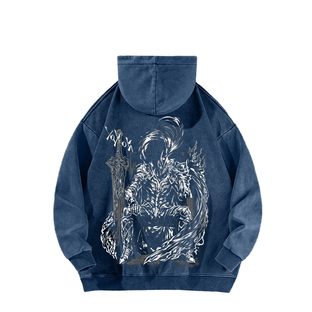 Berserk Unisex Washed Hoodie 2603003871