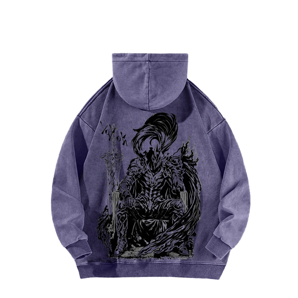 Berserk Unisex Washed Hoodie 2603003871