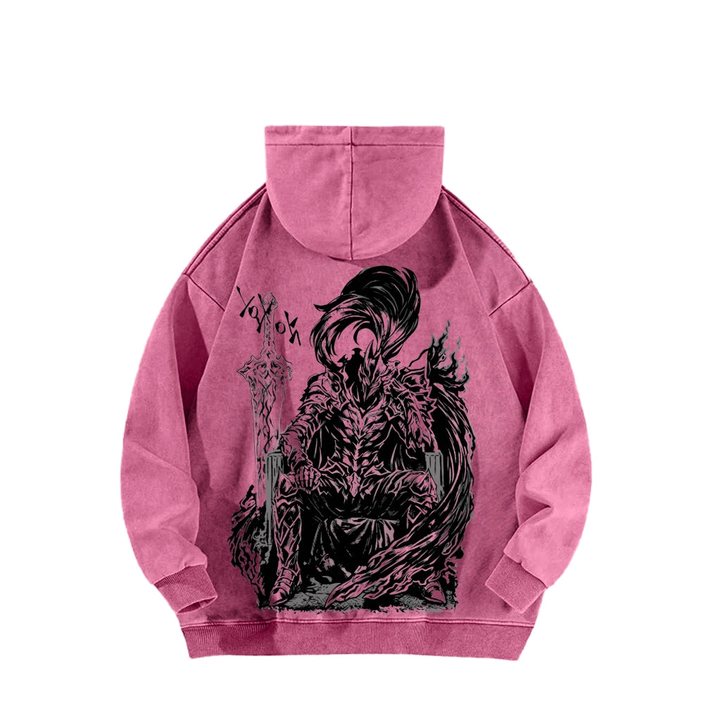 Berserk Unisex Washed Hoodie 2603003871