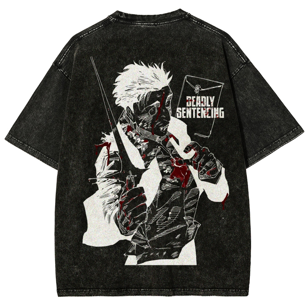 Jujutsu Kaisen Unisex Fit Washed T-Shirt 2603007906