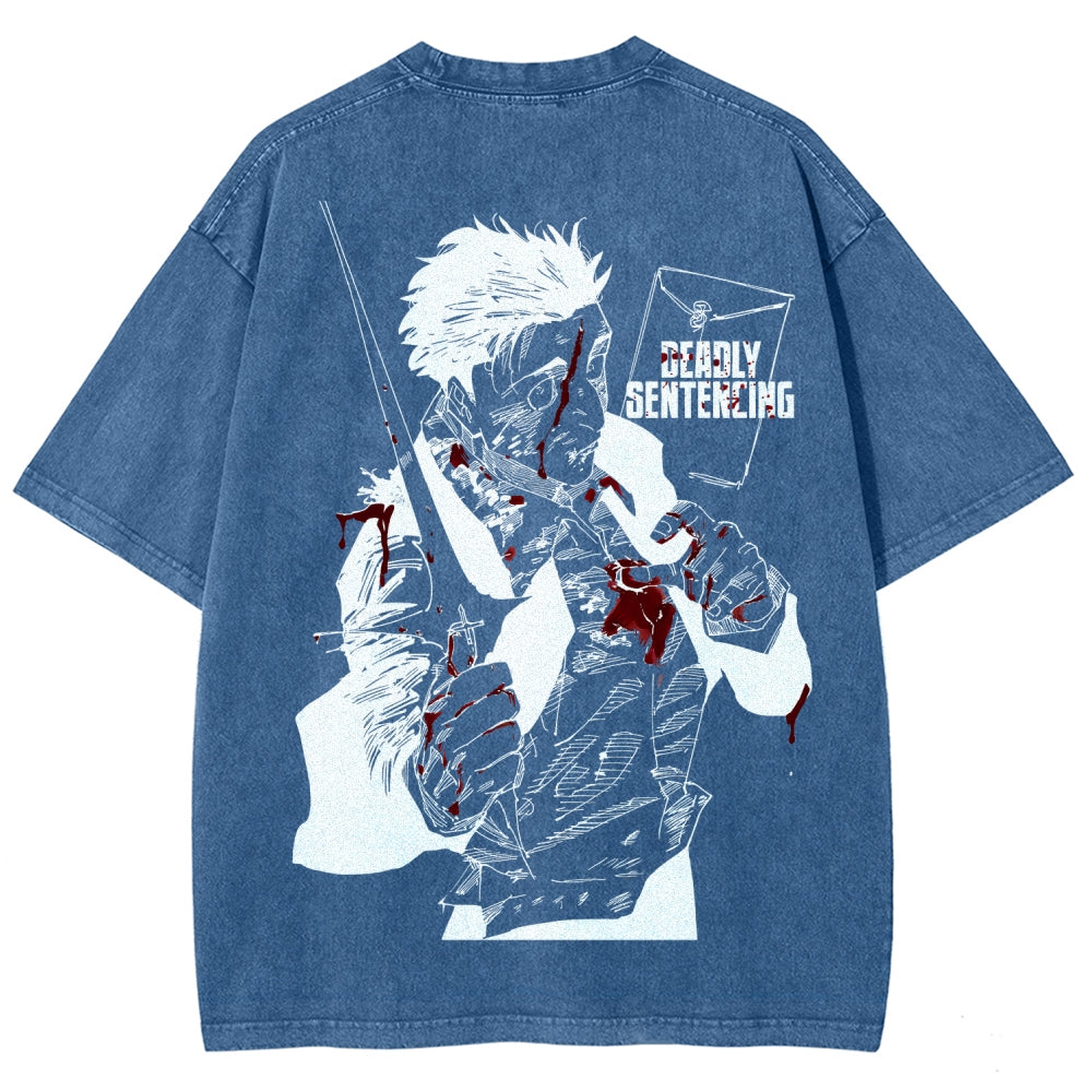 Jujutsu Kaisen Unisex Fit Washed T-Shirt 2603007906