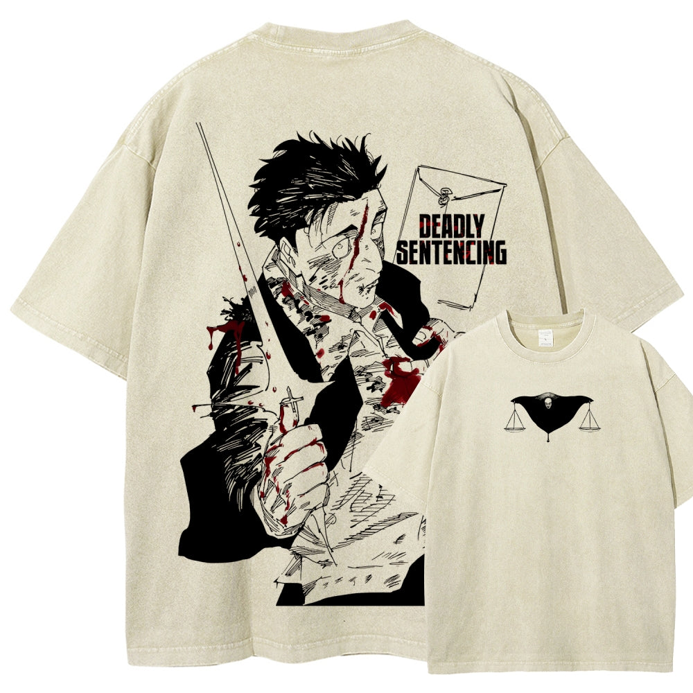 Jujutsu Kaisen Unisex Fit Washed T-Shirt 2603007906