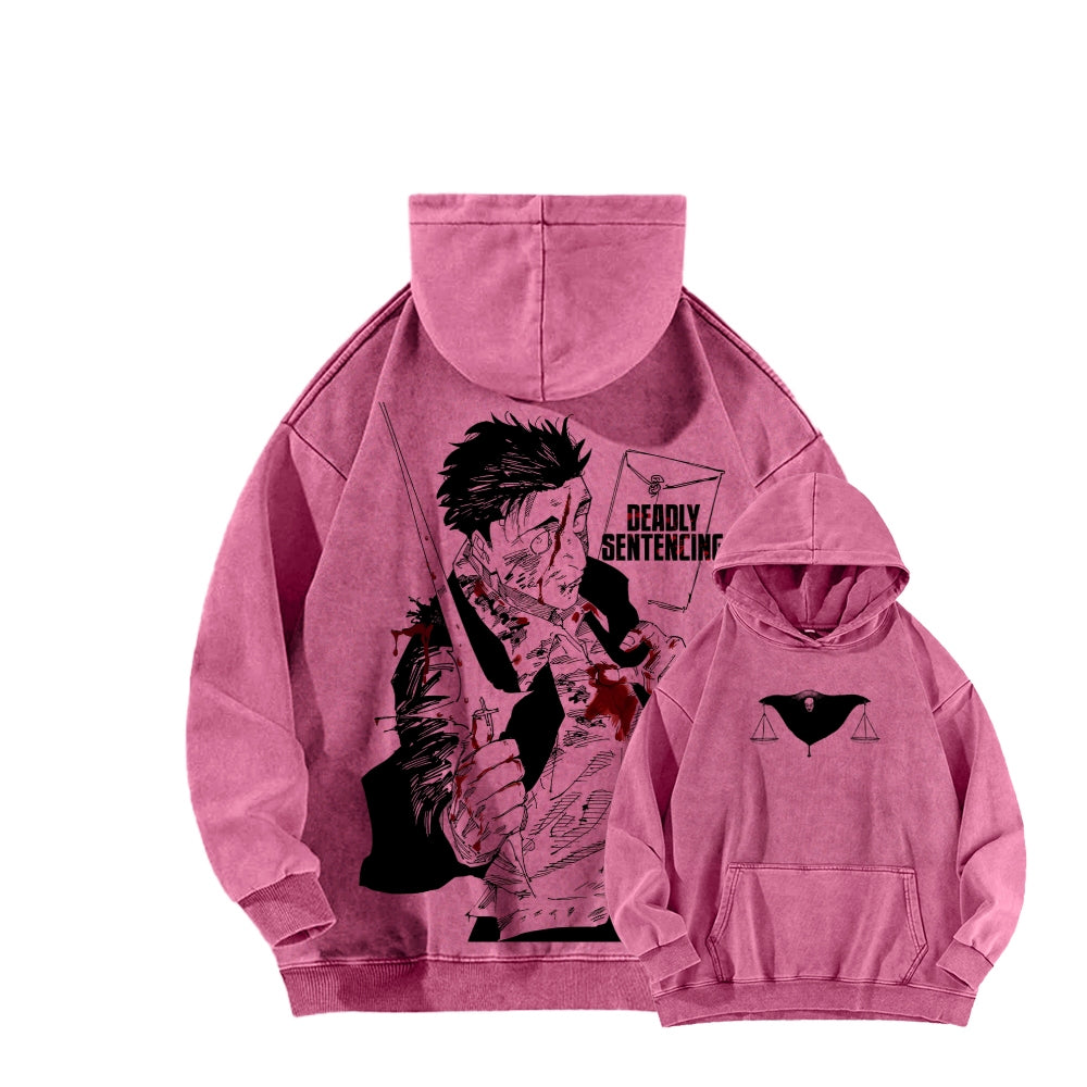 Jujutsu Kaisen Unisex Washed Hoodie 2603008303