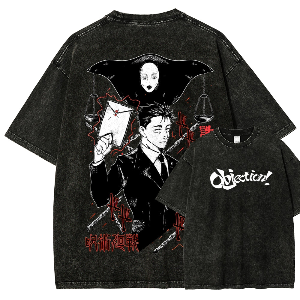 Jujutsu Kaisen Unisex Fit Washed T-Shirt 2603009481