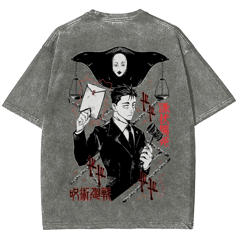 Jujutsu Kaisen Unisex Fit Washed T-Shirt 2603009481