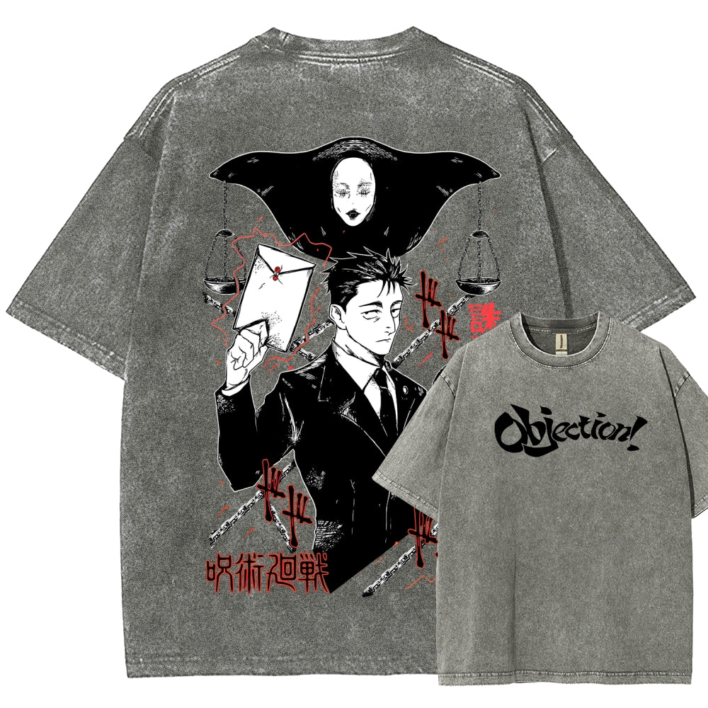 Jujutsu Kaisen Unisex Fit Washed T-Shirt 2603009481