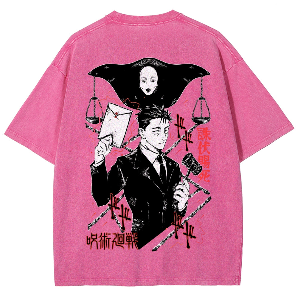 Jujutsu Kaisen Unisex Fit Washed T-Shirt 2603009481