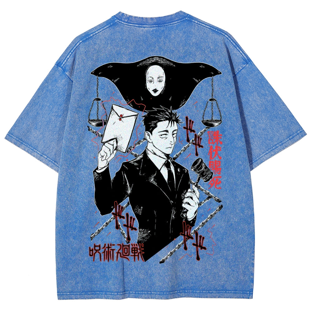 Jujutsu Kaisen Unisex Fit Washed T-Shirt 2603009481