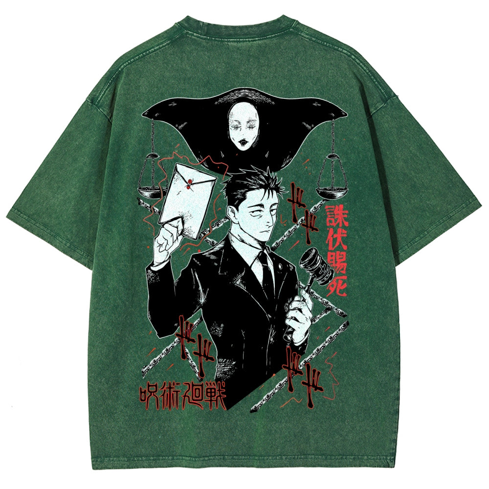 Jujutsu Kaisen Unisex Fit Washed T-Shirt 2603009481