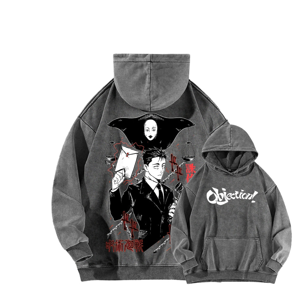 Jujutsu Kaisen Unisex Washed Hoodie 2603009483
