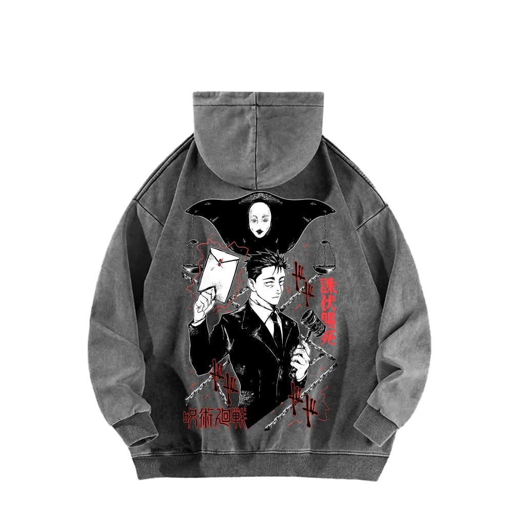 Jujutsu Kaisen Unisex Washed Hoodie 2603009483
