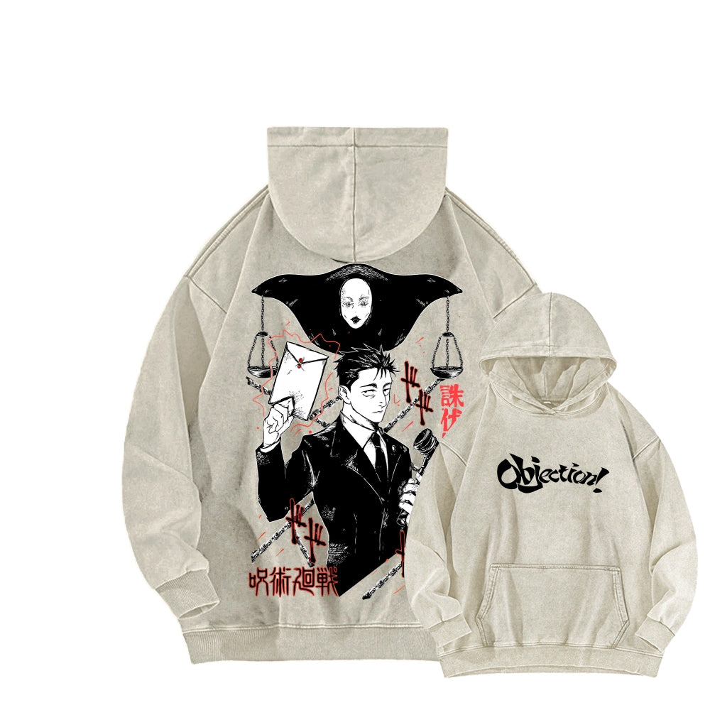 Jujutsu Kaisen Unisex Washed Hoodie 2603009483