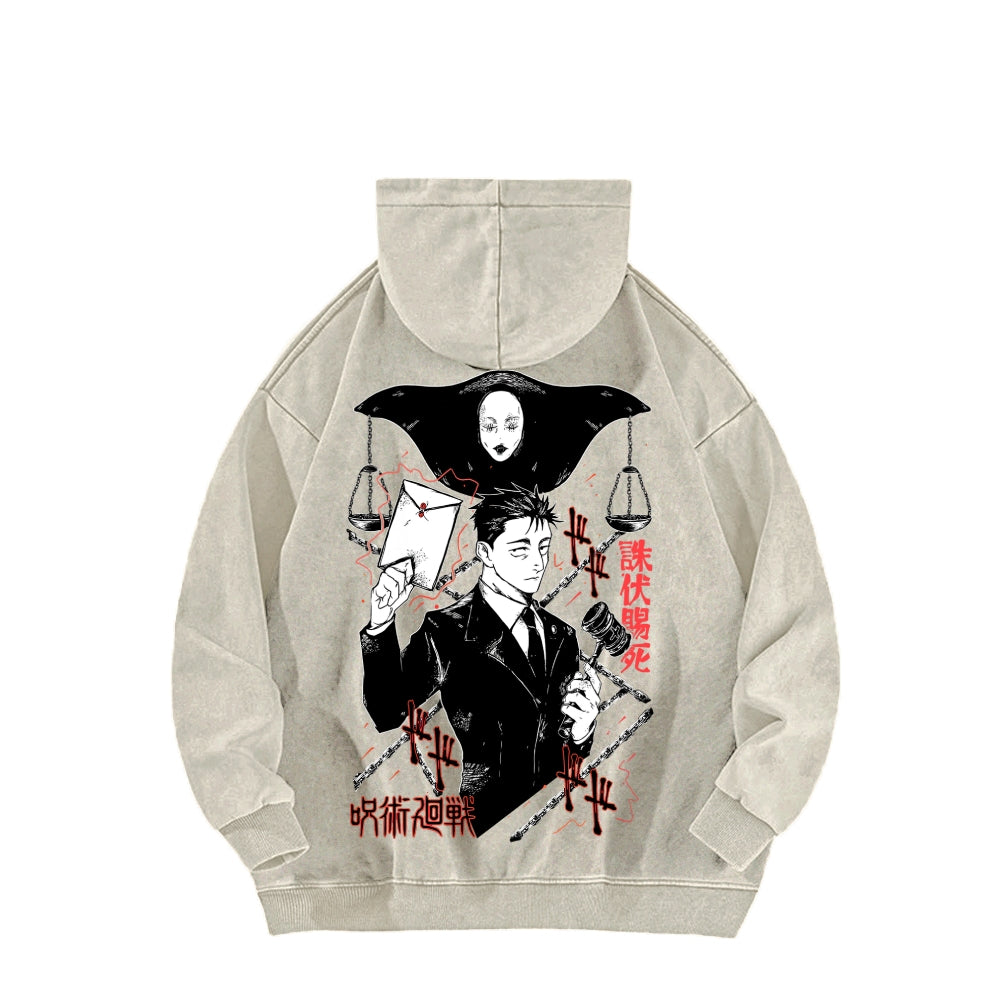 Jujutsu Kaisen Unisex Washed Hoodie 2603009483